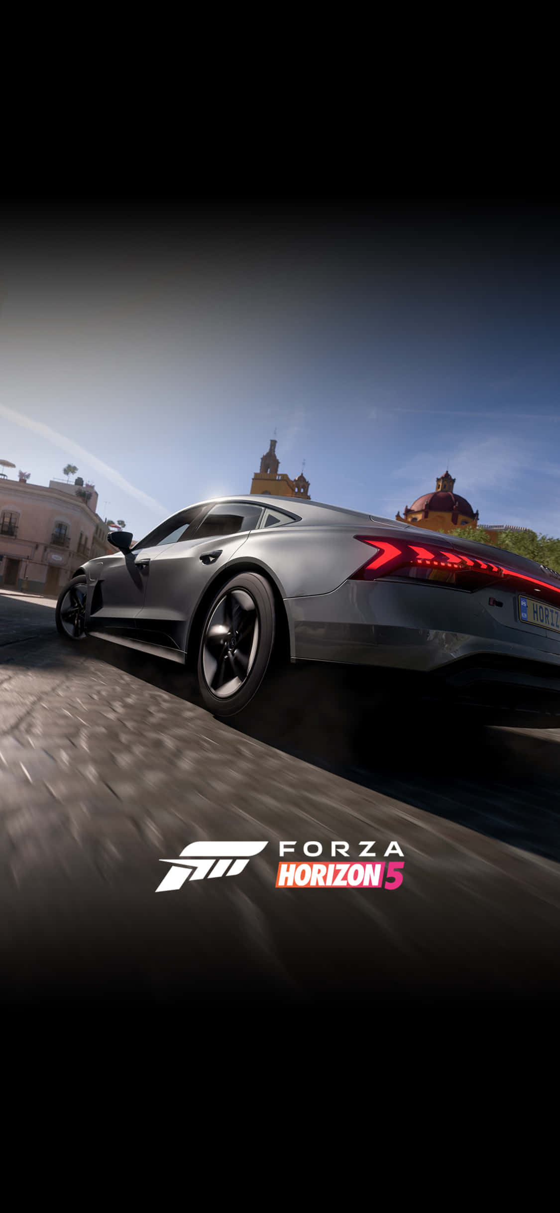 ग्रे लैम्बोर्गिनी iPhone X Forza Motorsport 7 बैकग्राउंड वॉलपेपर