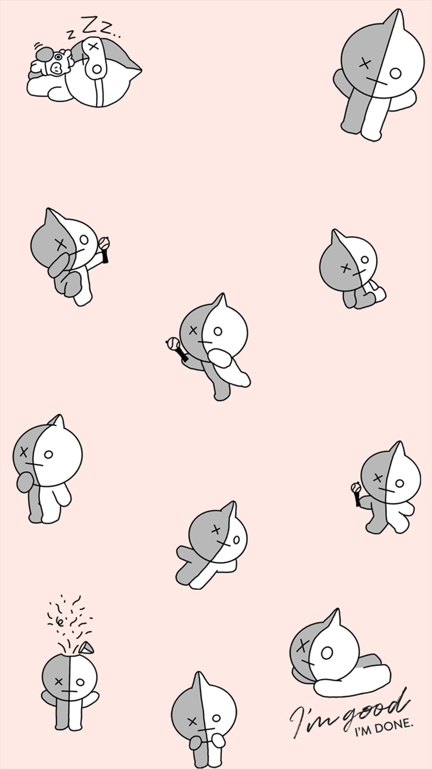 चार्मिंग वैन BT21 वॉलपेपर