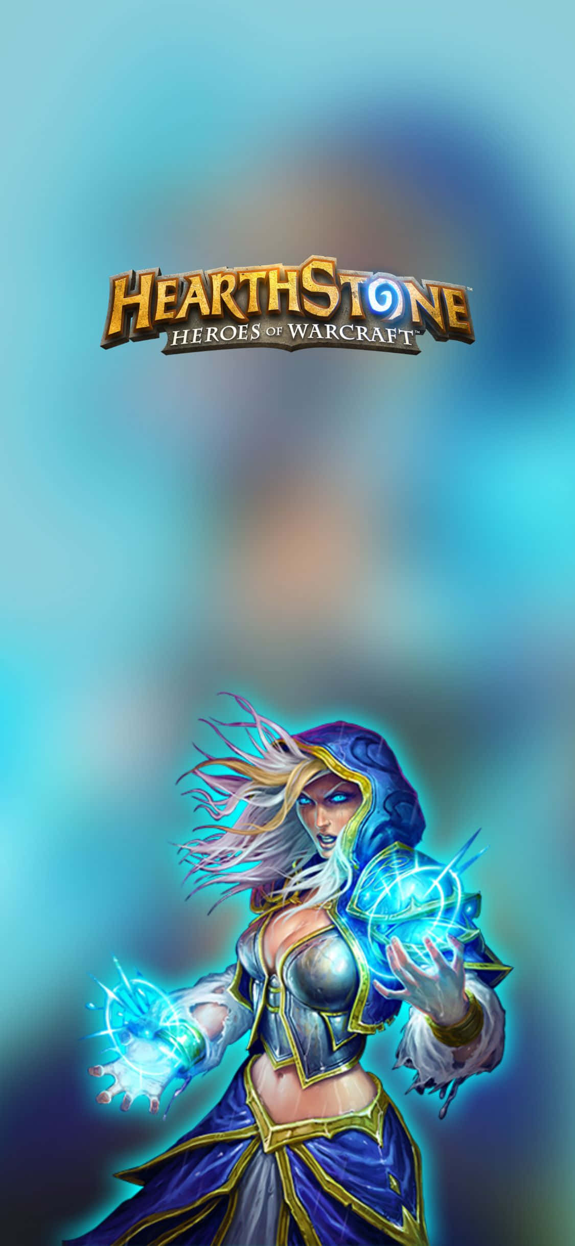 Jaina Proudmoore iPhone XS Hearthstone बैकग्राउंड वॉलपेपर