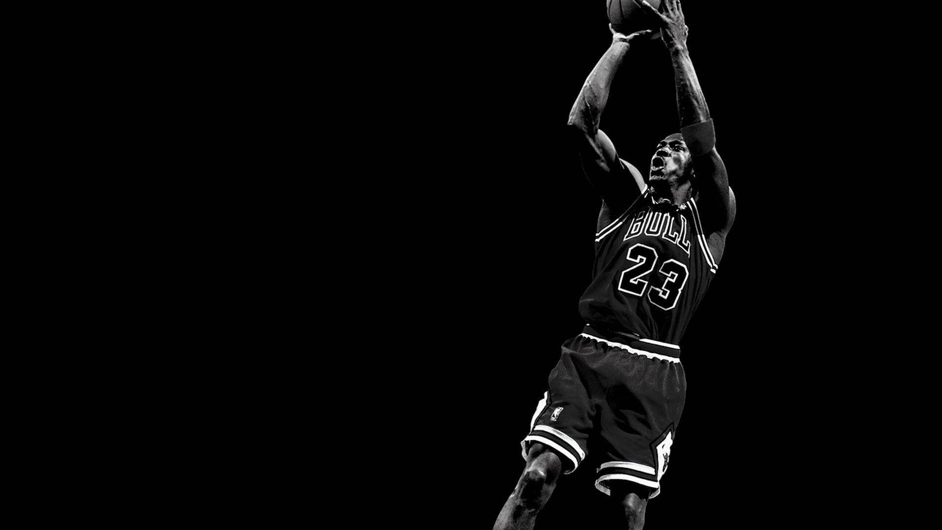 जॉर्डन थ्री-पॉइंट शॉट NBA डेस्कटॉप वॉलपेपर