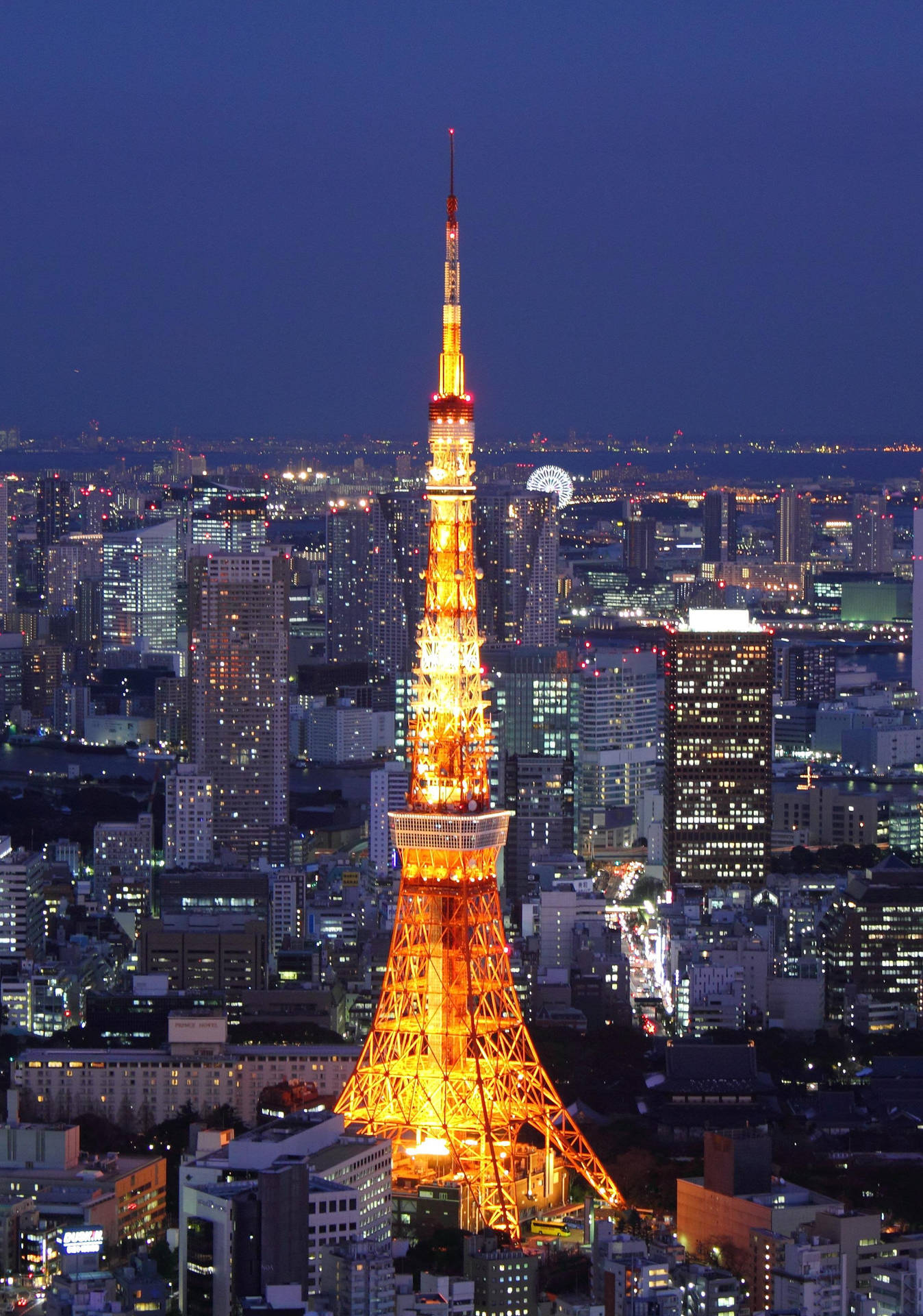 टोक्यो महानगर के सामने टोक्यो टॉवर — Japan GIF वॉलपेपर