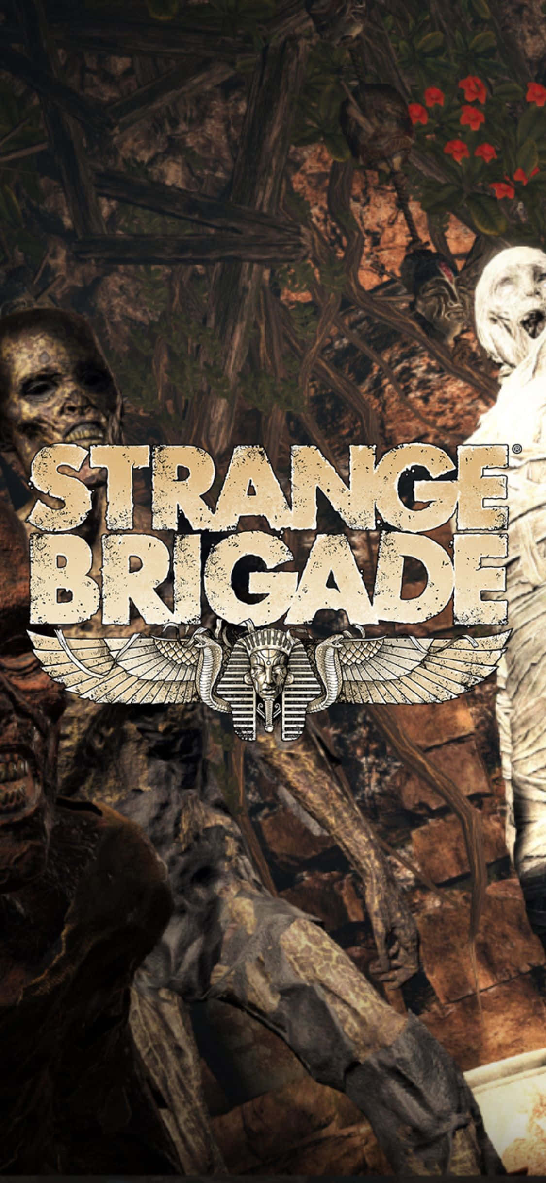 डरावने कंकाल ज़ोंबी iPhone X Strange Brigade पृष्ठभूमि वॉलपेपर