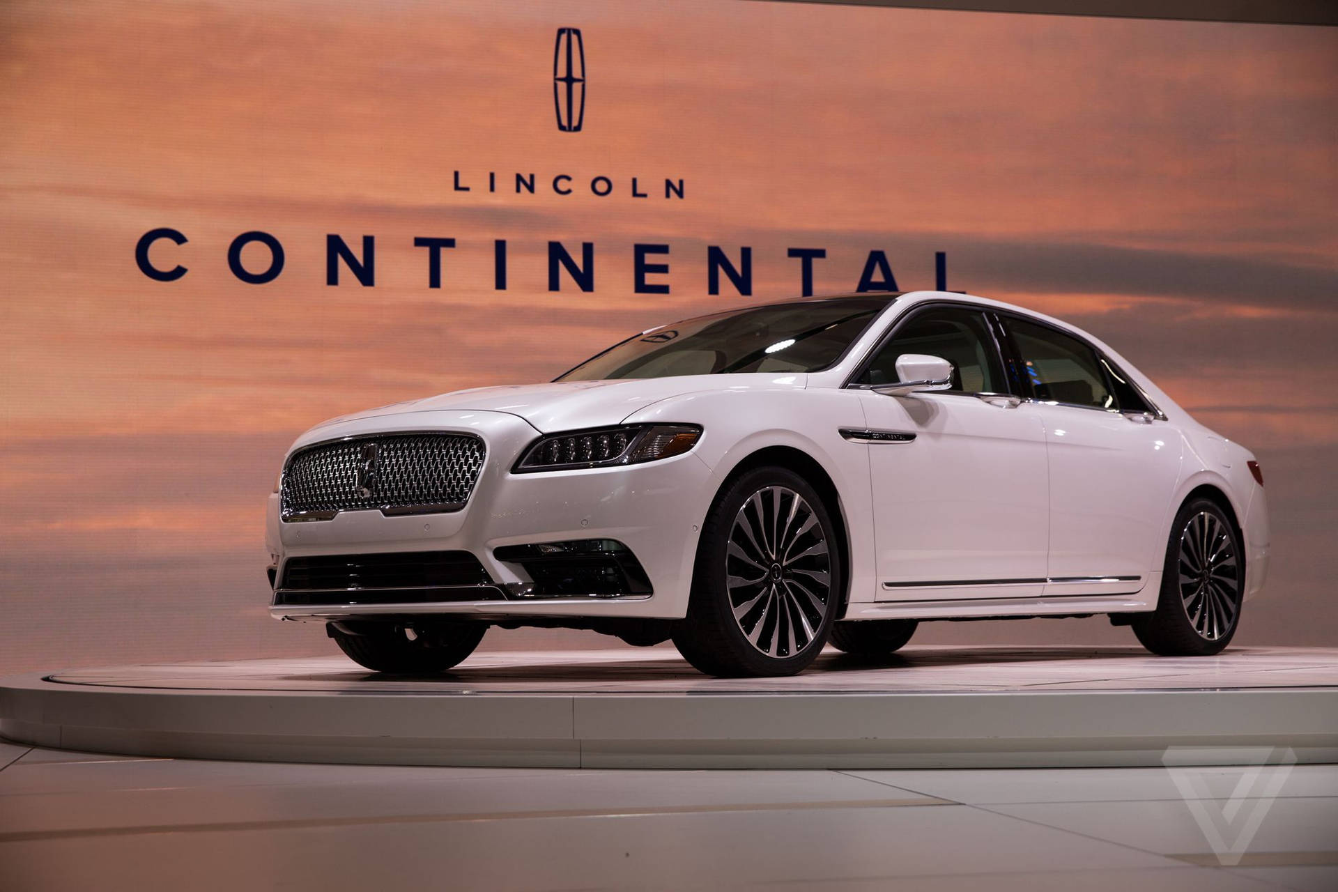 डेट्रॉइट ऑटो शो में लिंकन कार — कारें वॉलपेपर