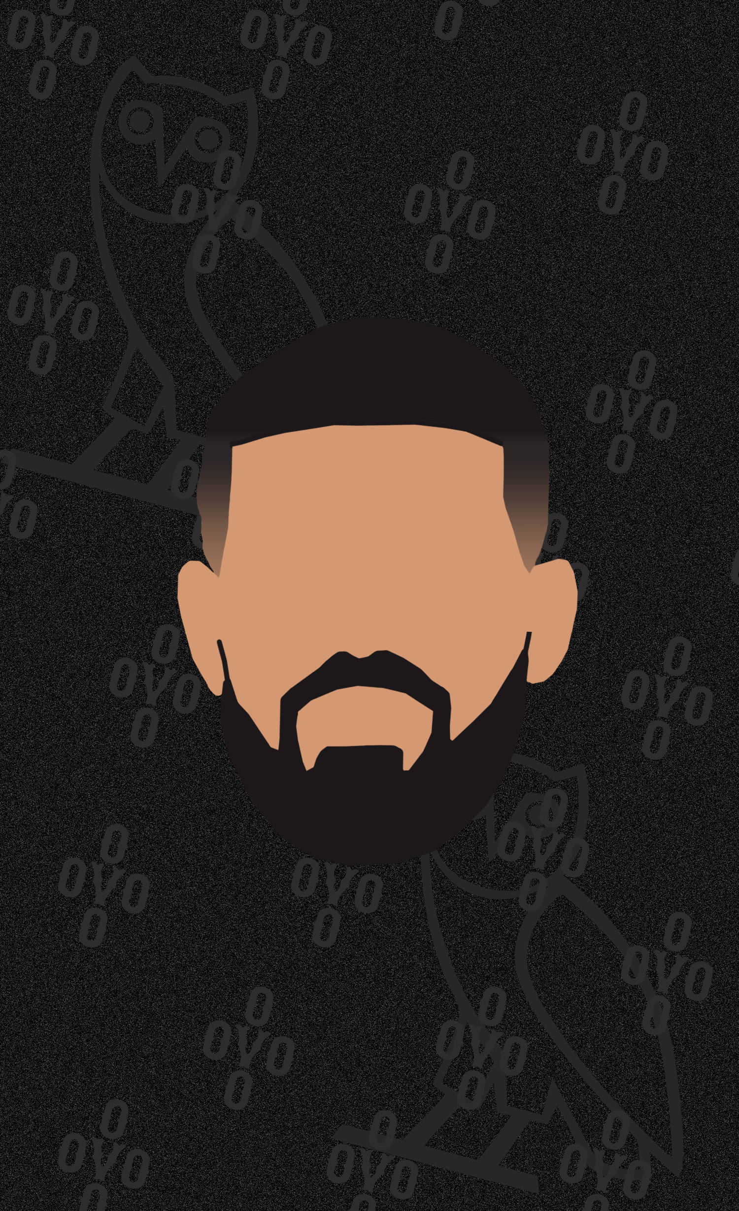 Drake Vector Artwork वॉलपेपर