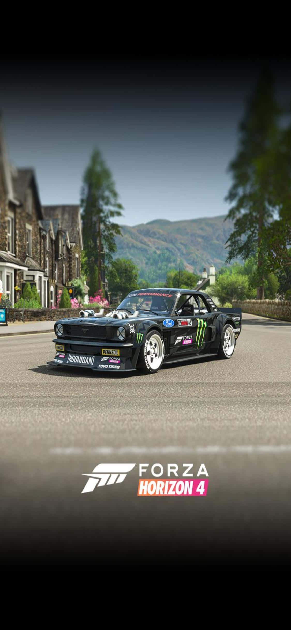 "नए iPhone XS और Forza Horizon 4 के साथ जीत की ओर रेस करें!" वॉलपेपर