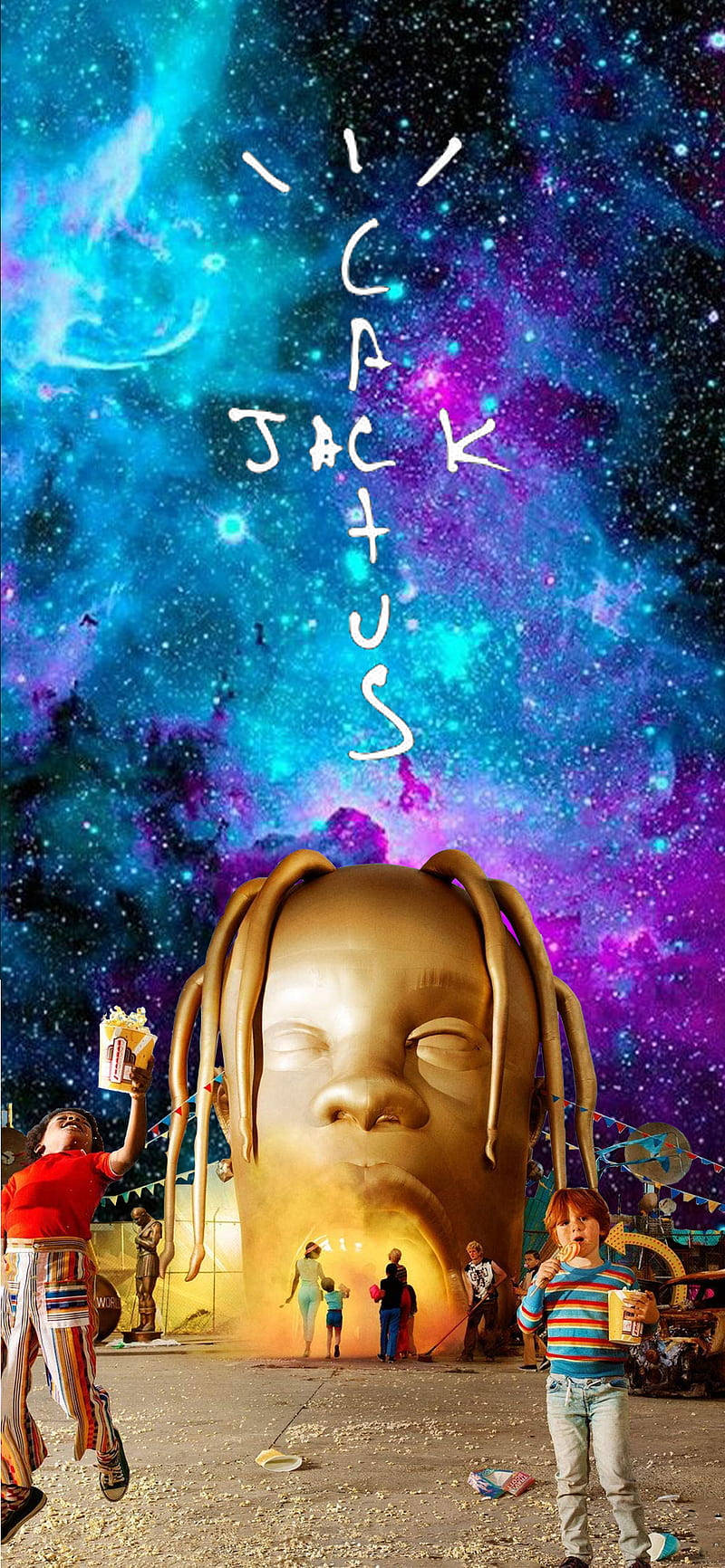 नए iPhone के साथ Astroworld के लिए तैयार हो जाइए! वॉलपेपर