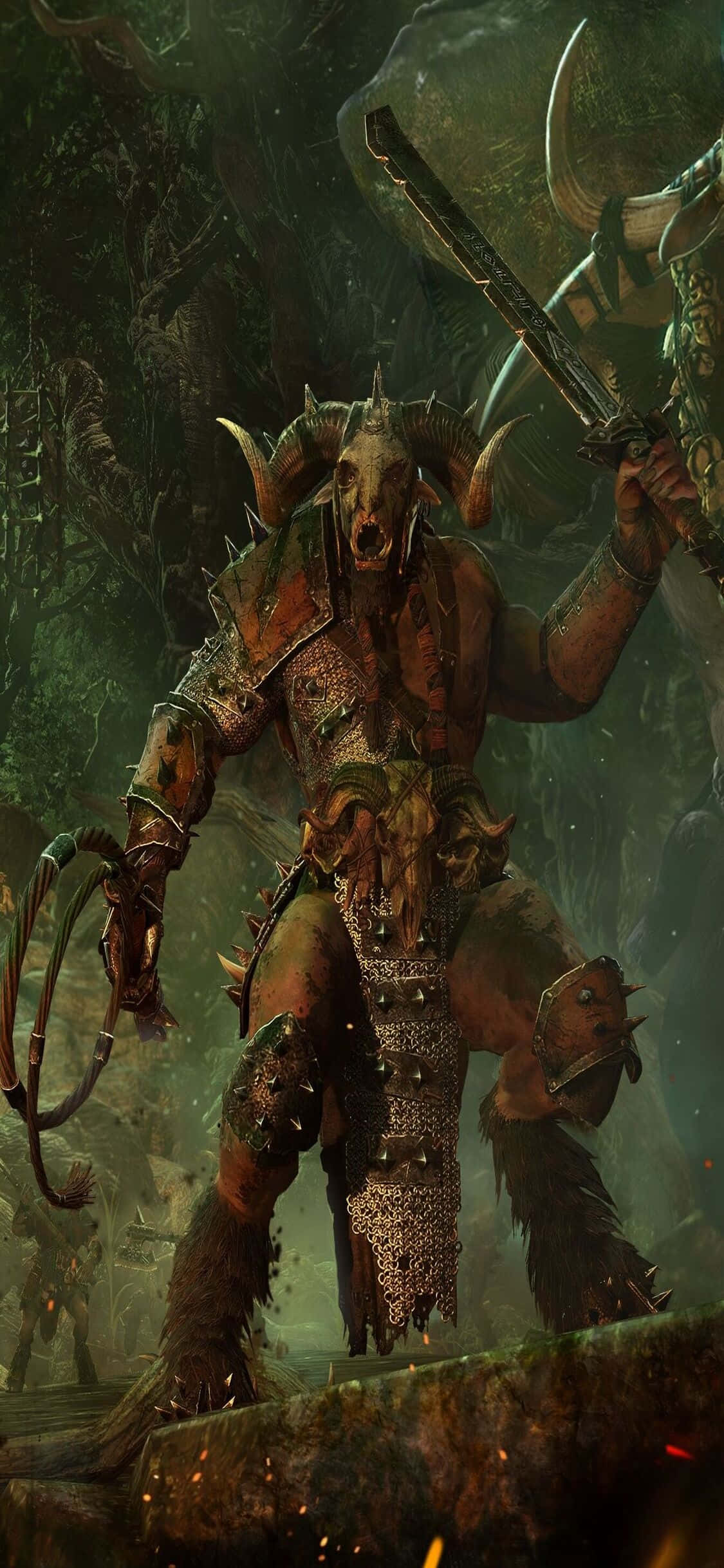 "नवीनतम iPhone X के साथ Total War: Warhammer की रोमांचक दुनिया को अनलॉक करें" वॉलपेपर