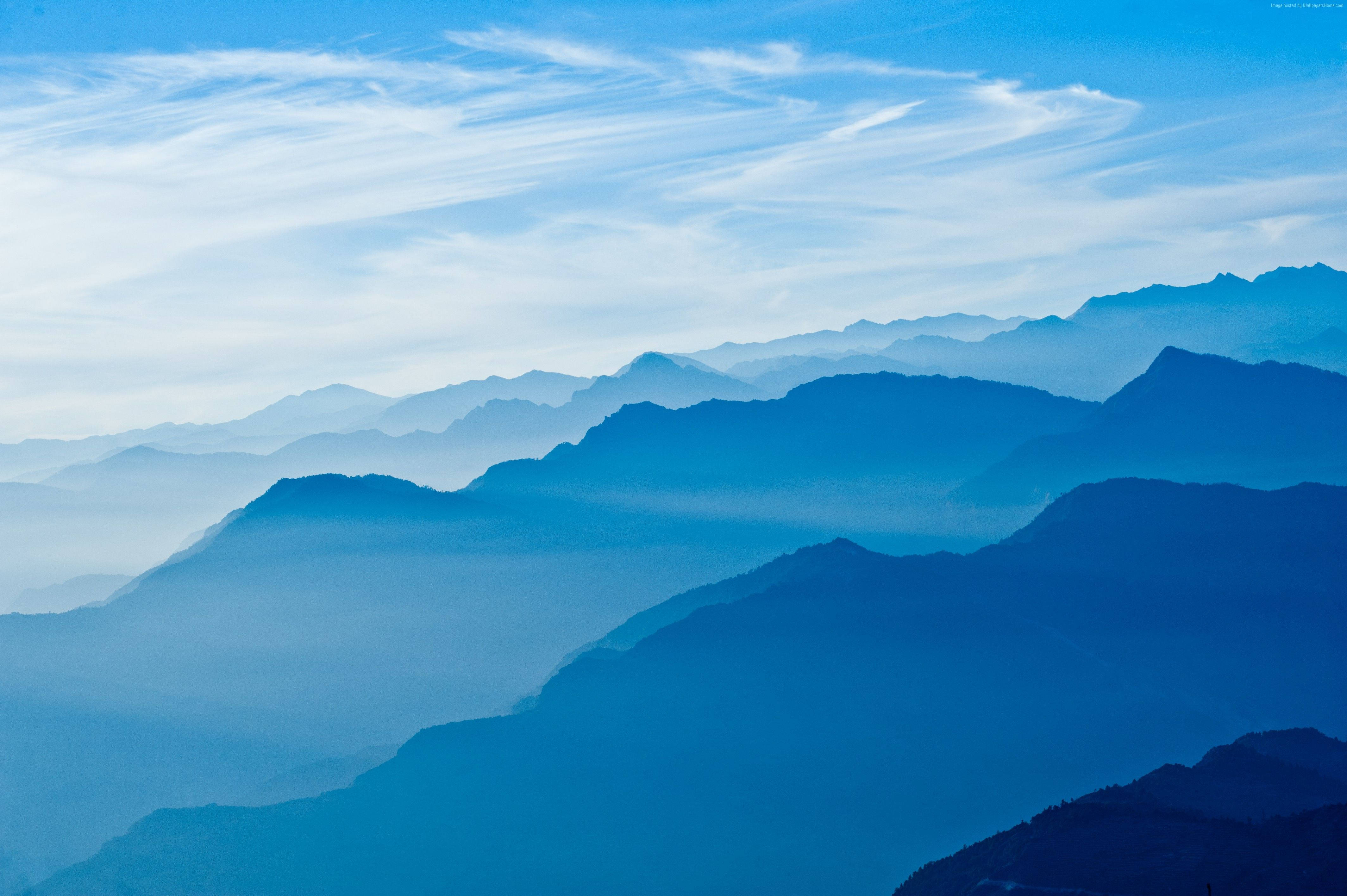 नेपाल पर्वत साफ आकाश वॉलपेपर