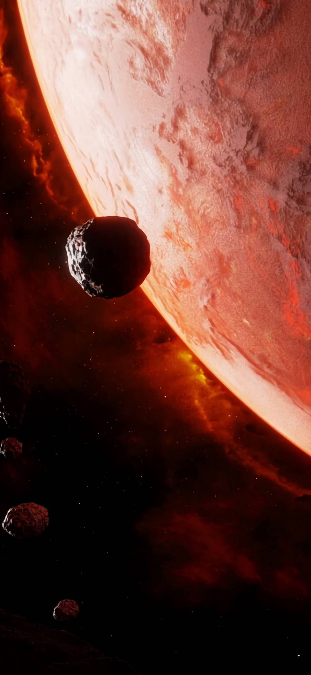 नोट 10 प्लस क्षुद्रग्रह वॉलपेपर