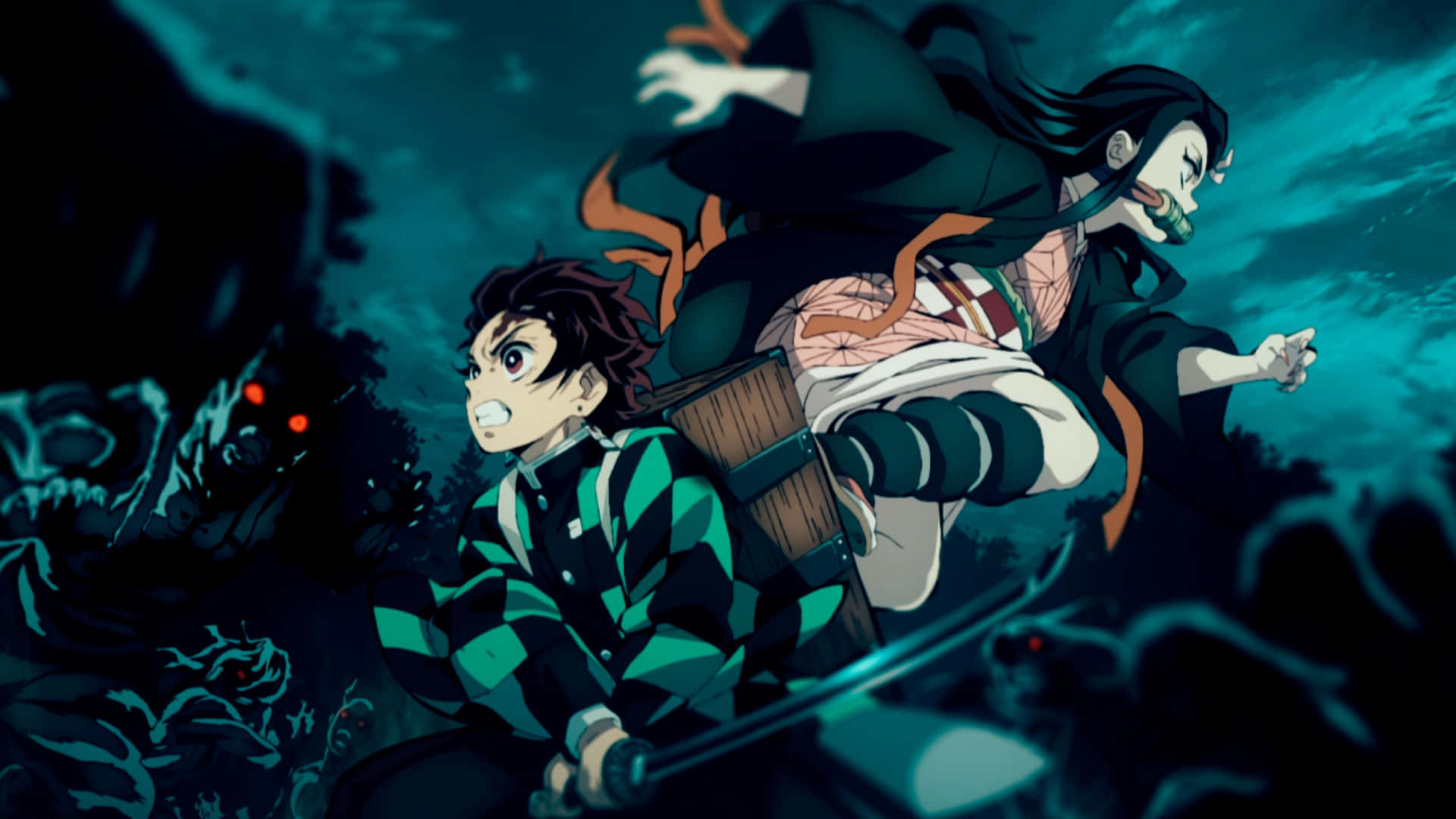 Demon Slayer 4k पृष्ठभूमि — डेमन स्लेयर 4K जीआईएफ वॉलपेपर
