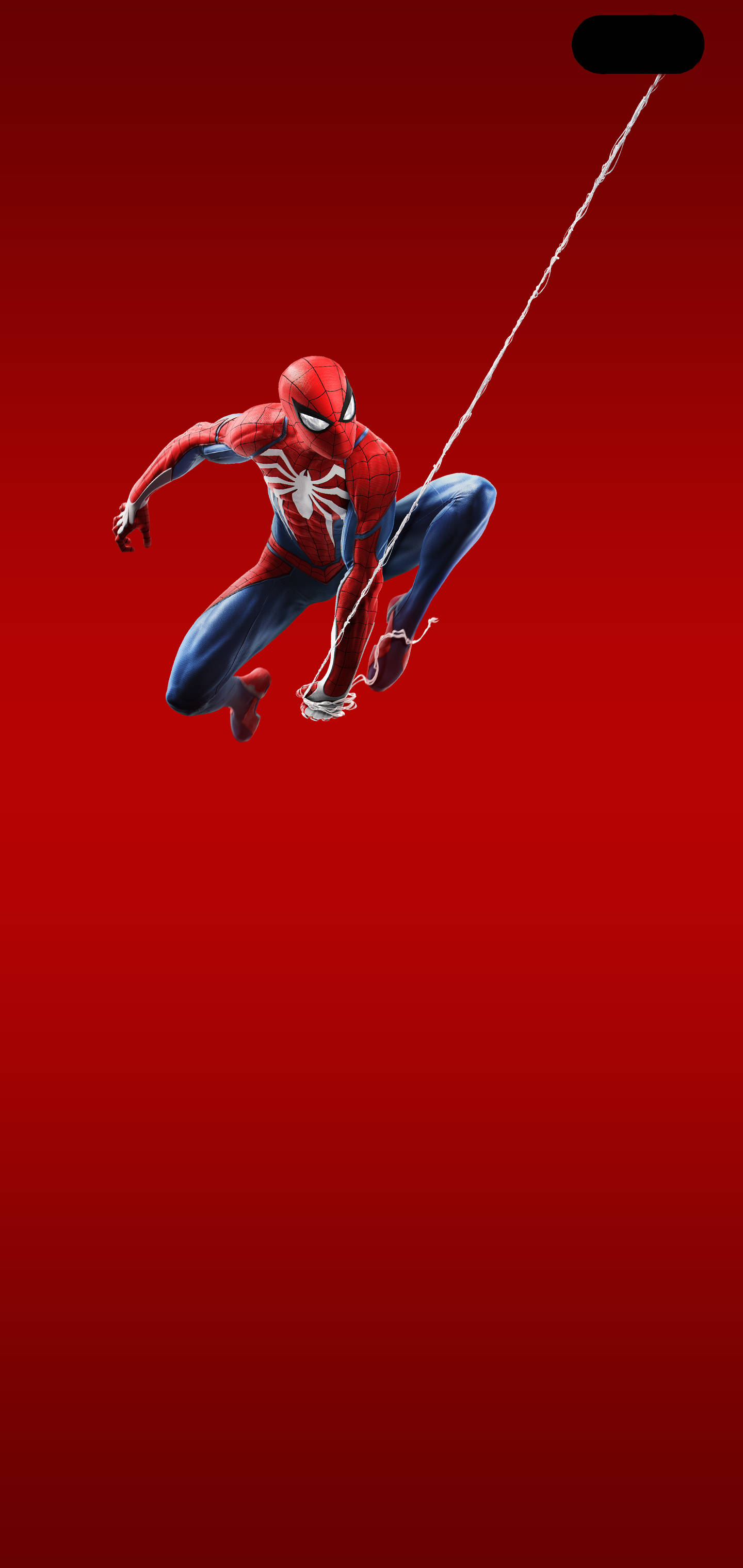 न्यूनतम Galaxy S10 Plus Spider-Man वॉलपेपर