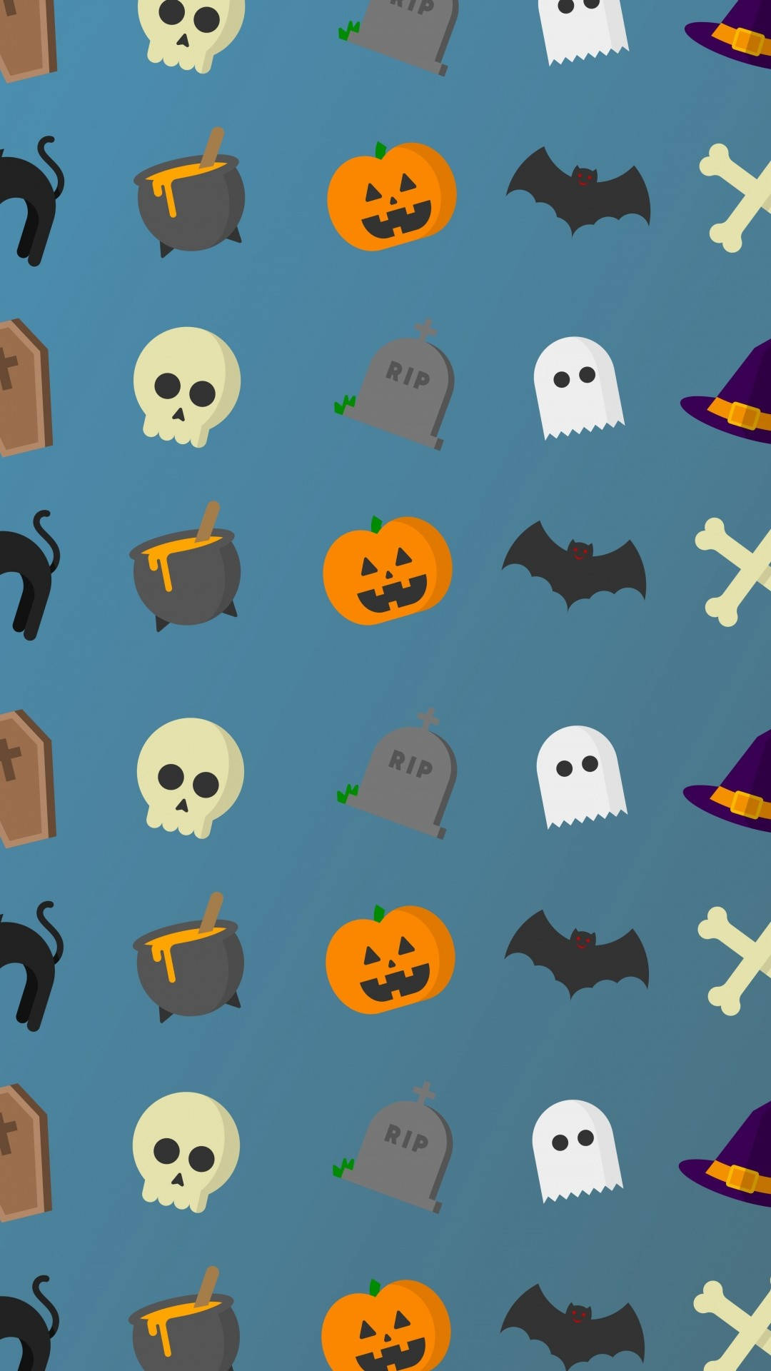 न्यूनतम हेलोवीन आईफोन वॉलपेपर