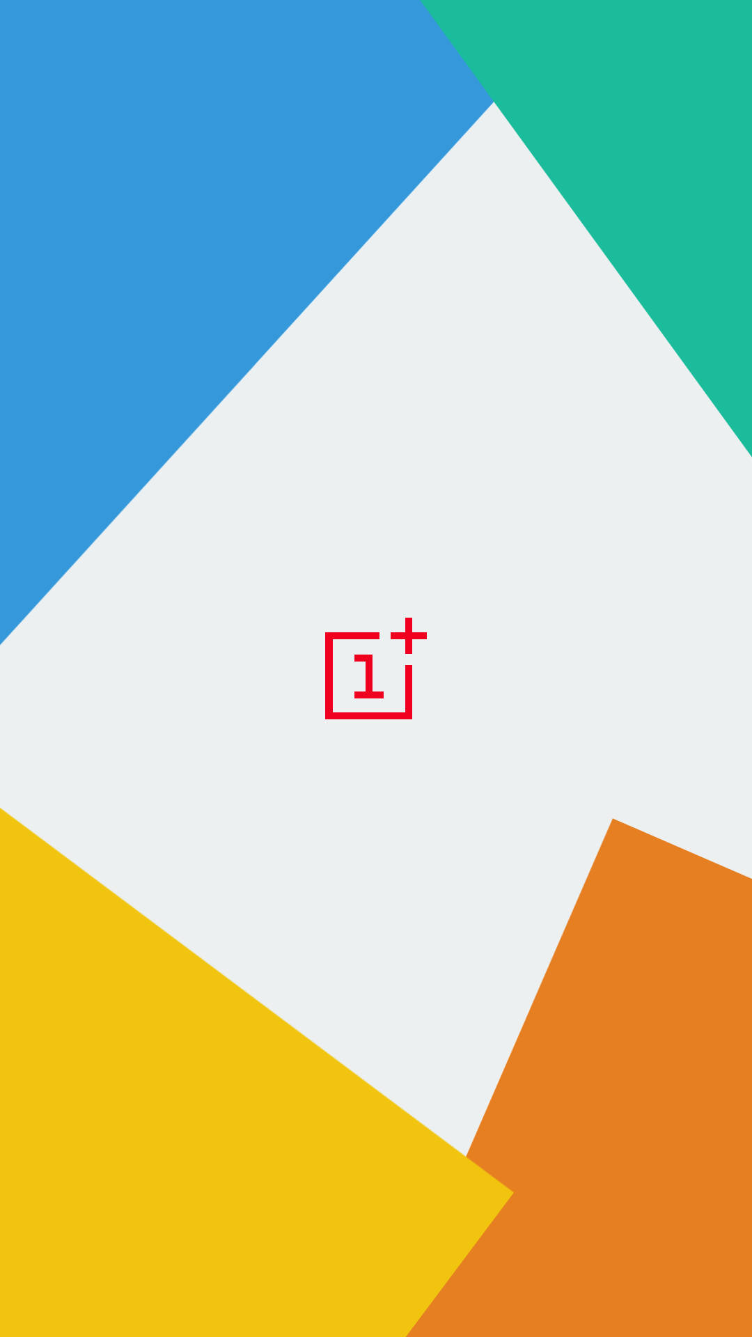 परिष्कृत OnePlus ज्यामितीय बॉर्डर डिज़ाइन वॉलपेपर