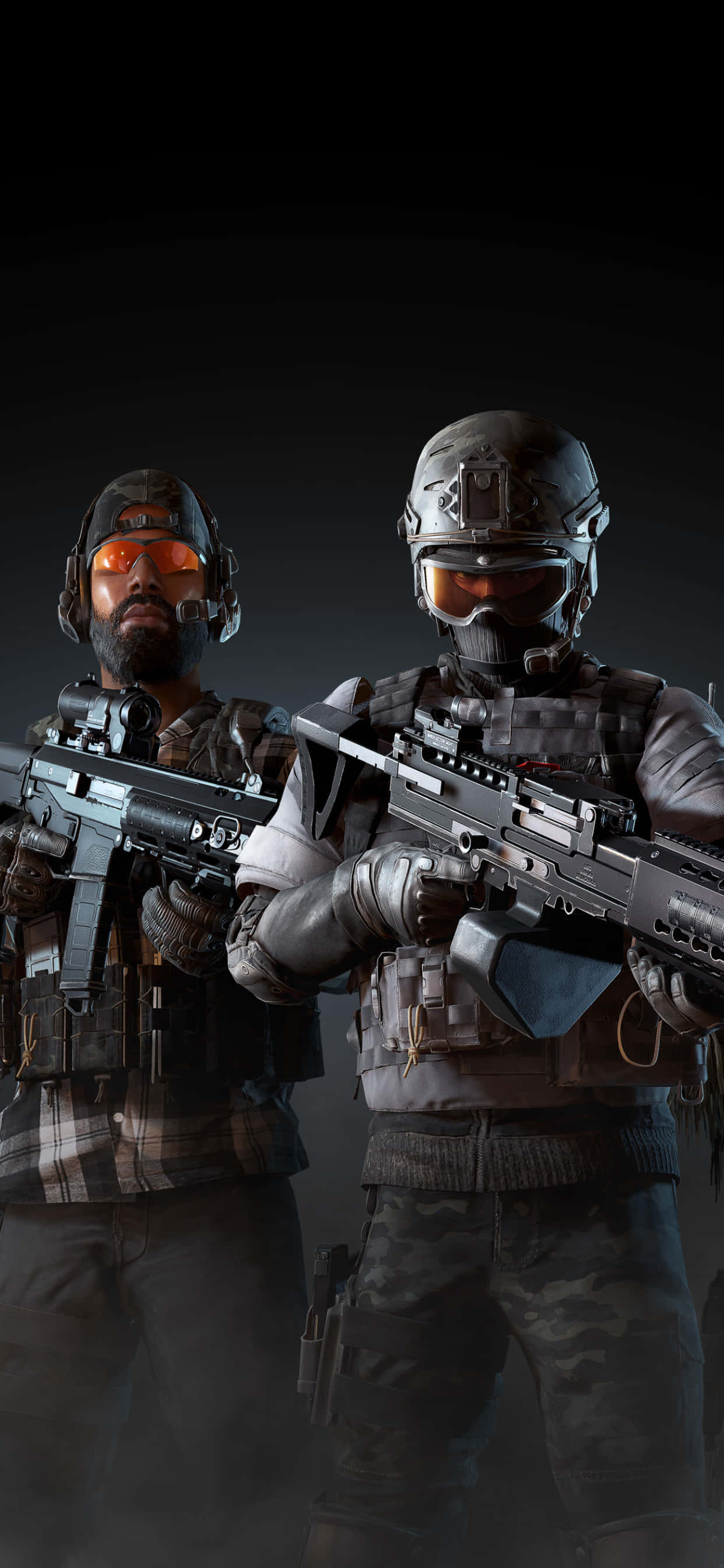 पूरी तरह से सुसज्जित सैनिक iPhone X Ghost Recon Wildlands पृष्ठभूमि वॉलपेपर