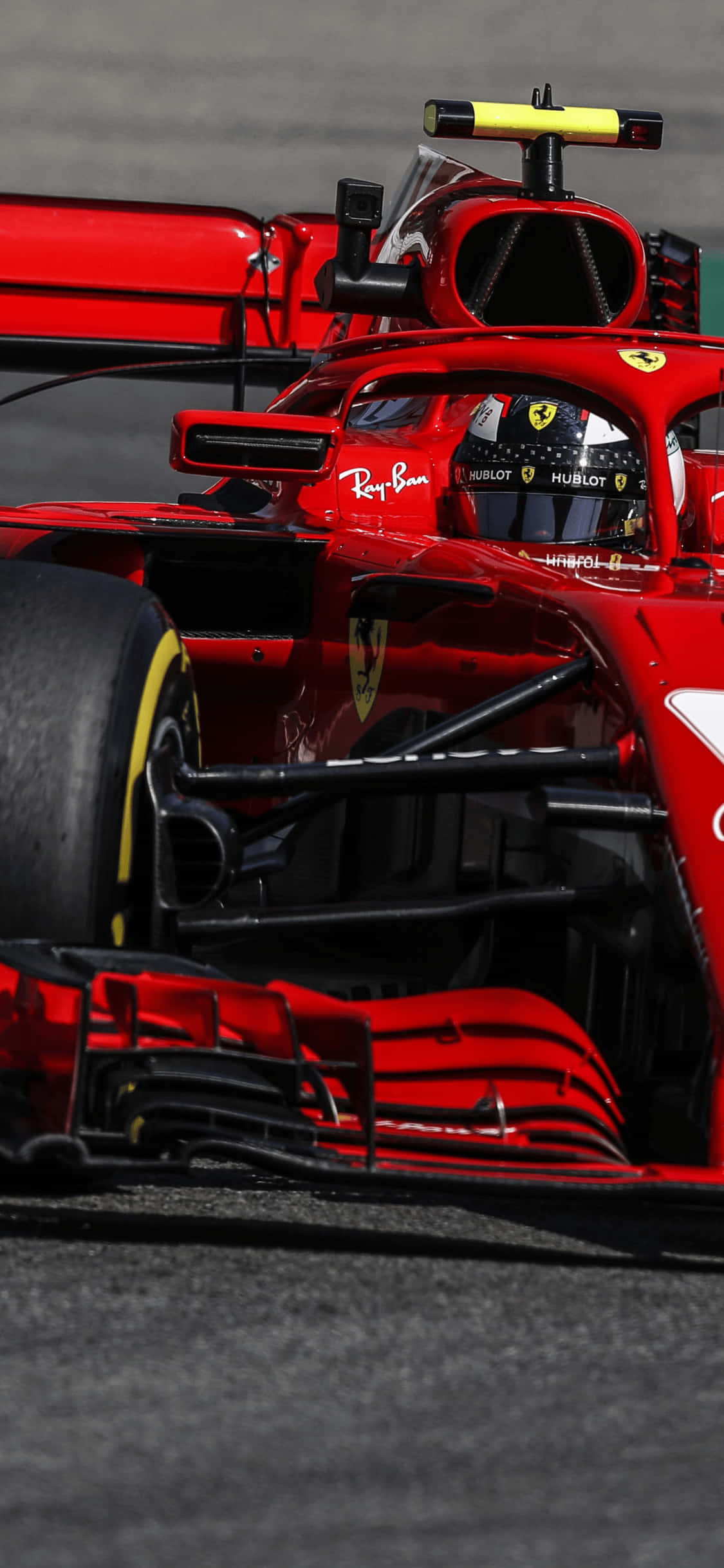 Ferrari SF71H iPhone XS F1 2018 बैकग्राउंड वॉलपेपर