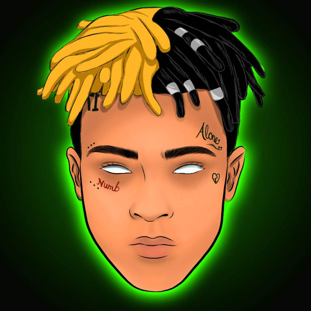 बिना आँखों वाला Xxxtentacion एनीमे वॉलपेपर