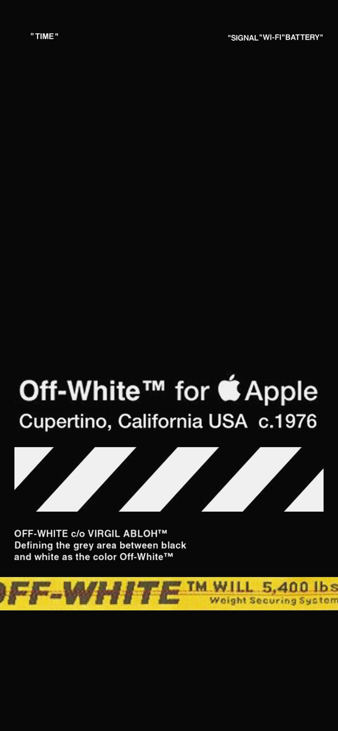 बिल्कुल नया Off White iPhone 11 अपने स्टाइलिश और आधुनिक डिज़ाइन के साथ वॉलपेपर