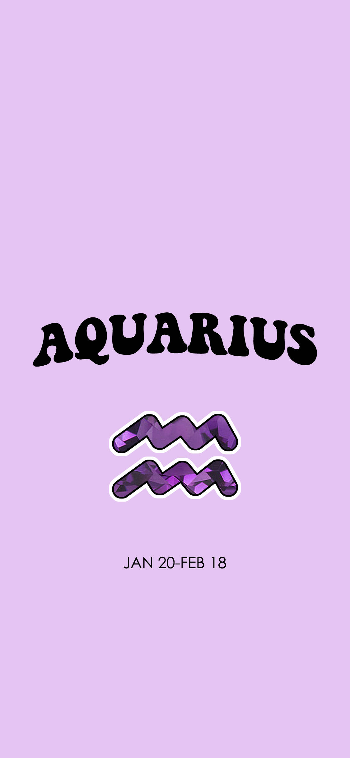 बैंगनी कुंभ राशि पोस्टर वॉलपेपर