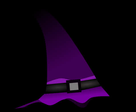 बैंगनी चुड़ैल टोपी चित्रण वॉलपेपर