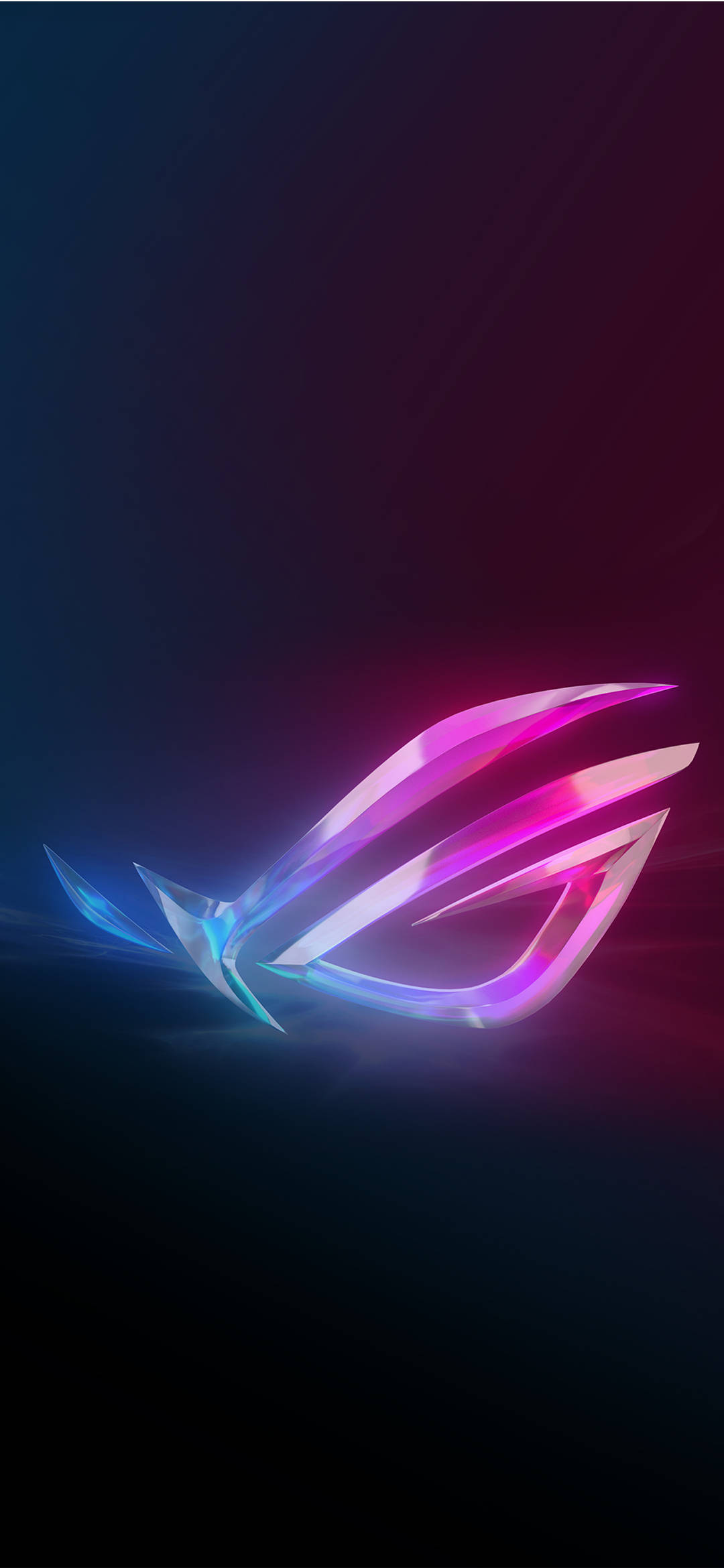 बैंगनी नीला Asus ROG फोन वॉलपेपर