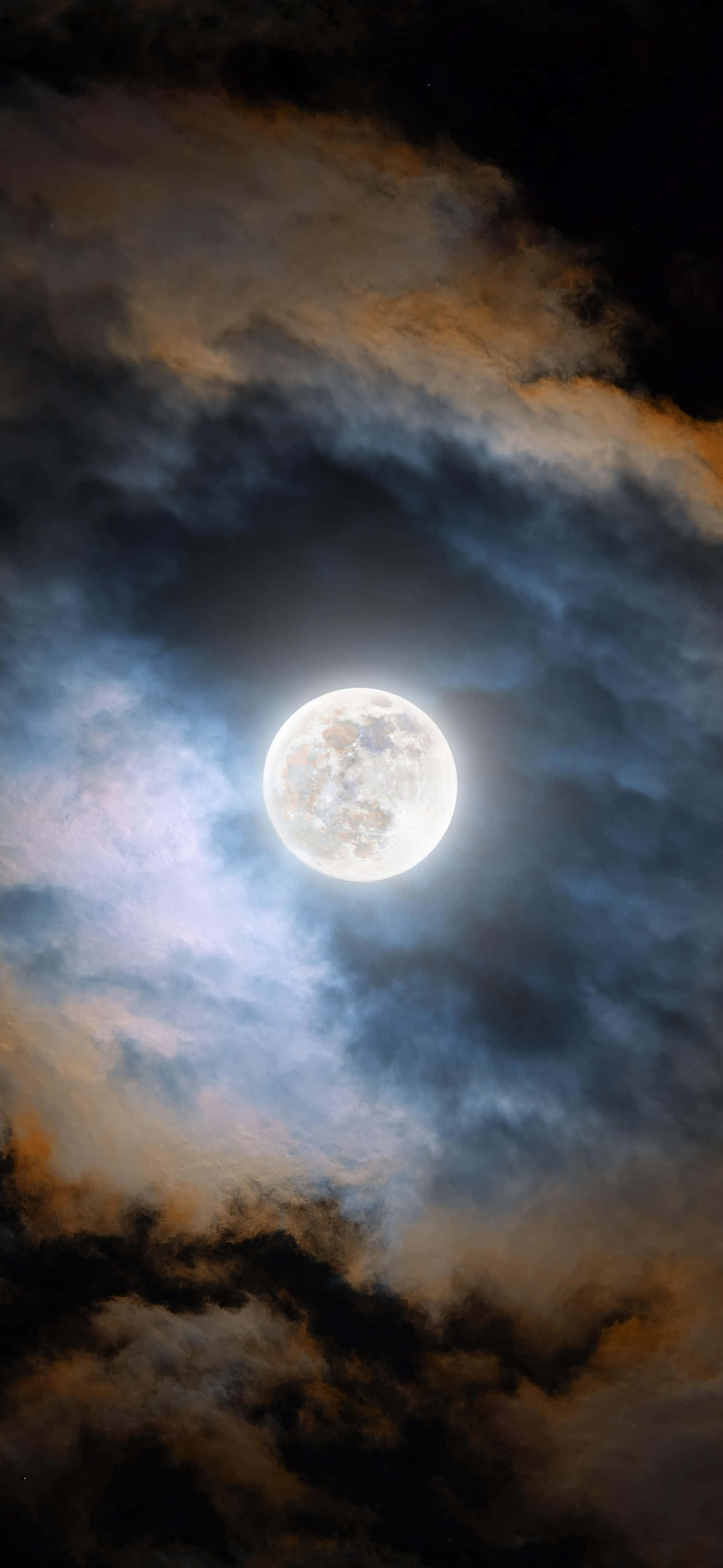 भव्य पूर्णिमा का आकाश वॉलपेपर