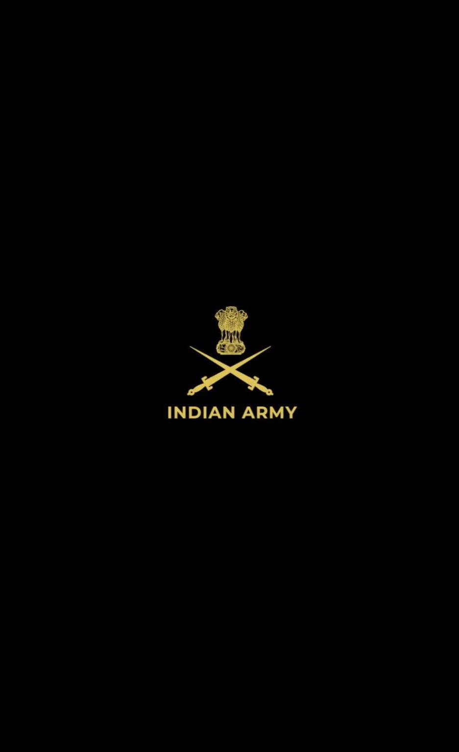 भारतीय सेना का लोगो न्यूनतम वॉलपेपर