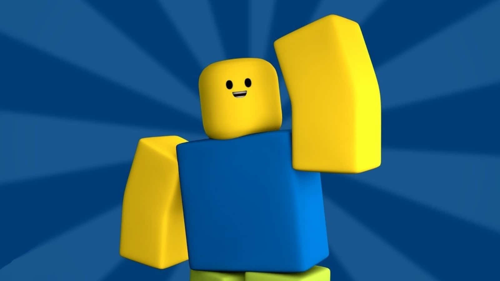 मजेदार नीला Roblox चित्र वॉलपेपर