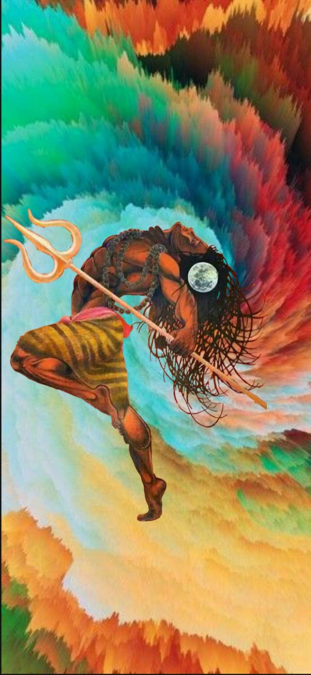 महाकाल चंद्र कला वॉलपेपर