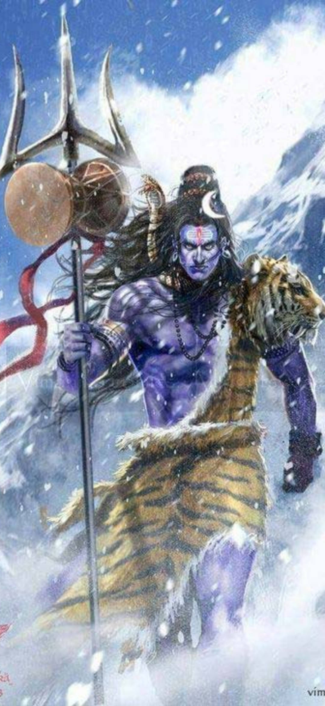महाकाल स्नोई माउंटेन वॉलपेपर