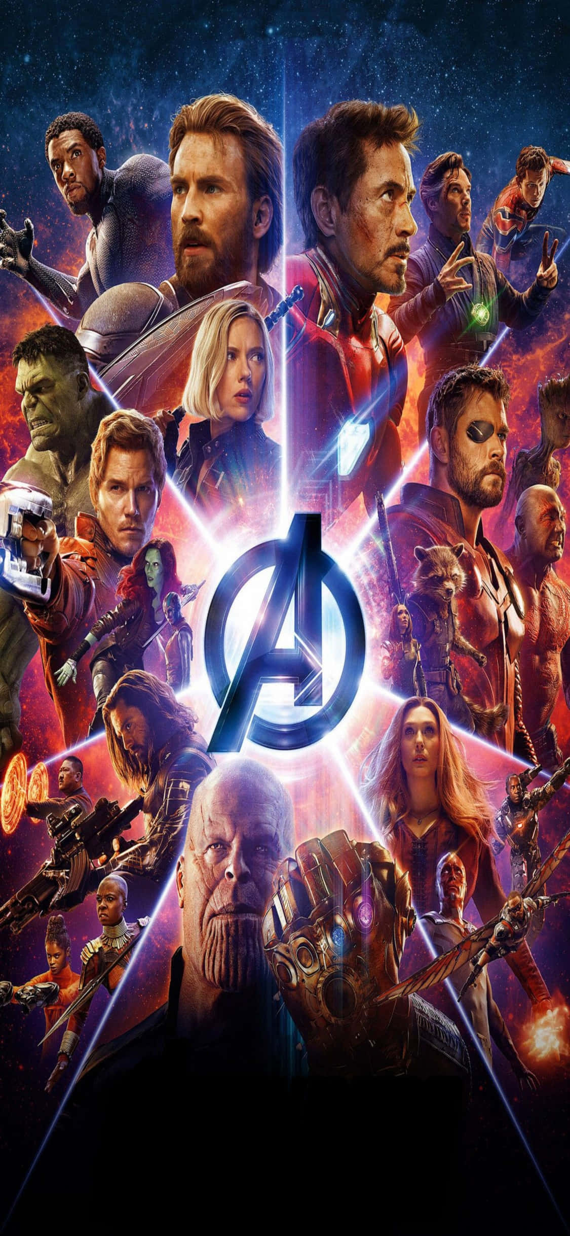 Marvel's Avengers iPhone Xs के साथ एकजुट हों वॉलपेपर