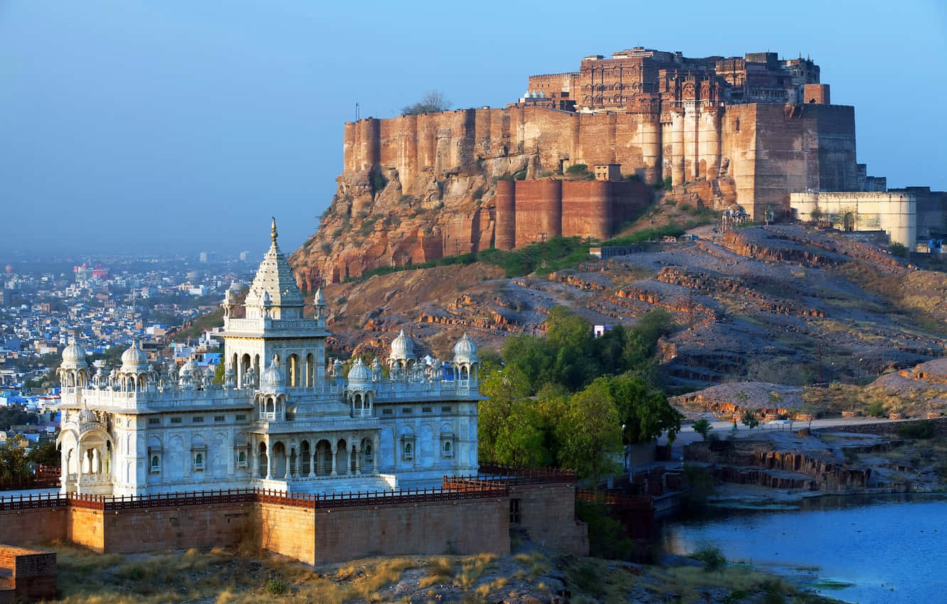 मेहरानगढ़ किला जसवंत थड़ा वॉलपेपर