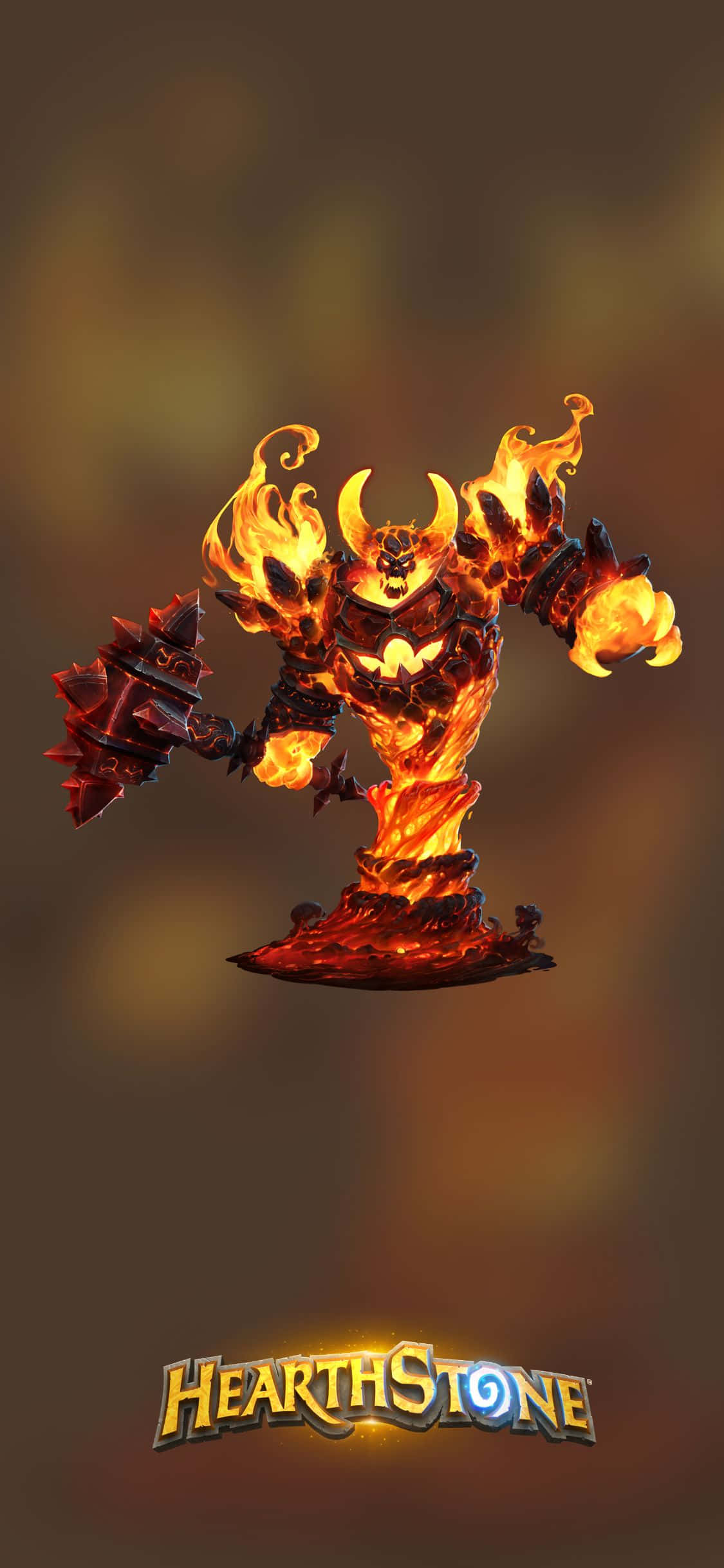 Ragnaros the Firelord iPhone XS Hearthstone वॉलपेपर