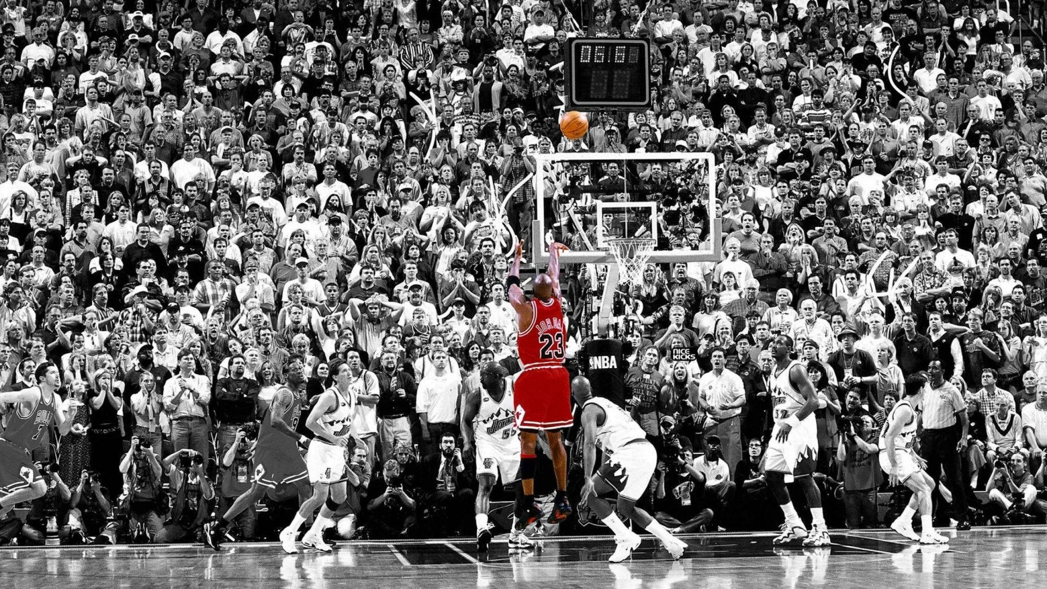 लाल माइकल जॉर्डन NBA डेस्कटॉप वॉलपेपर