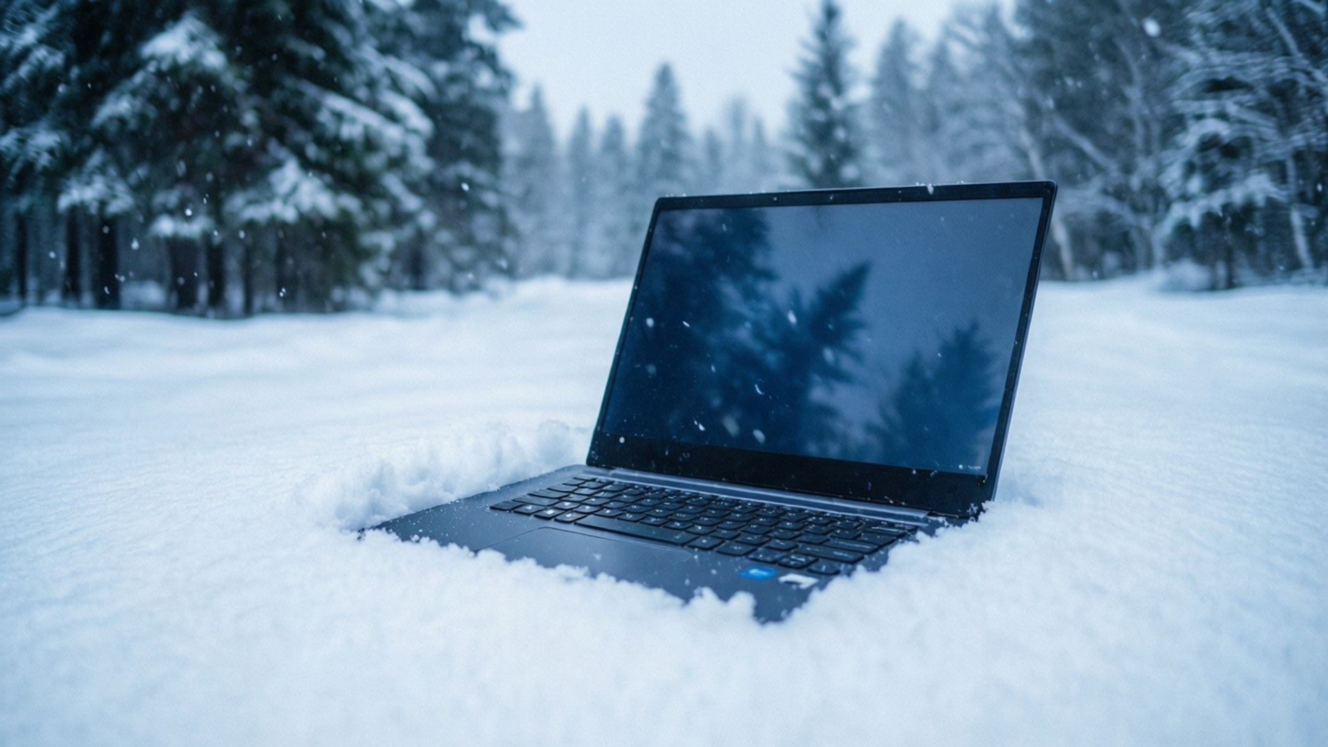 विंटर वंडरलैंड क्रोमबुक वॉलपेपर