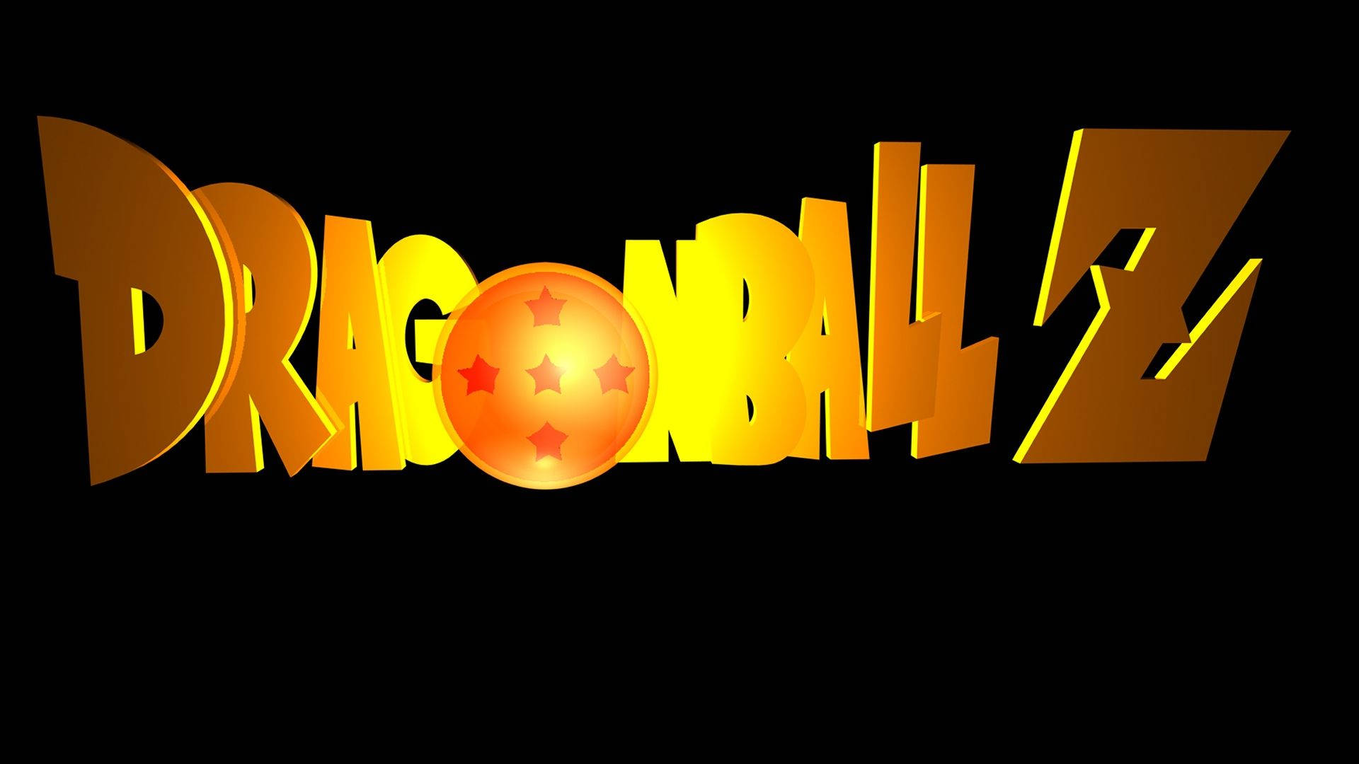 शानदार डिजिटल Dbz लोगो वॉलपेपर