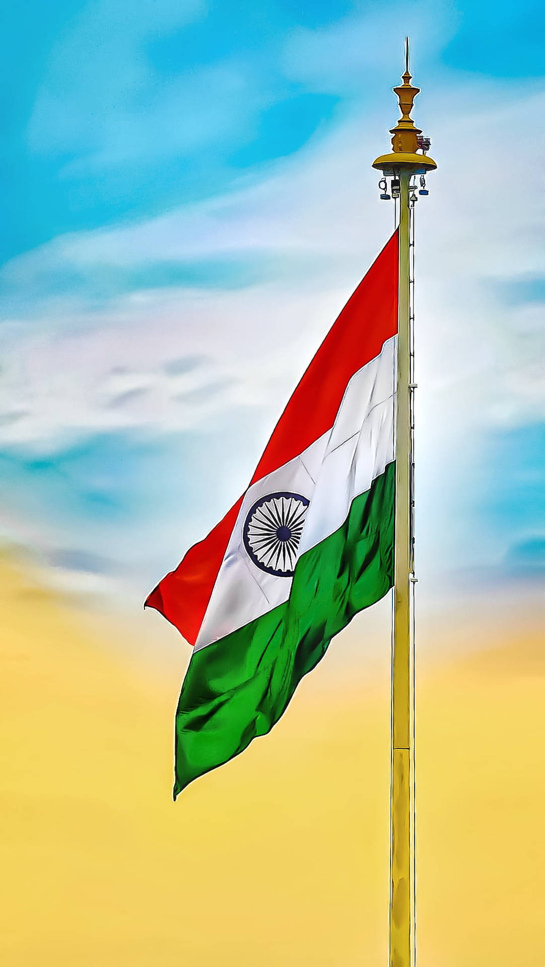 शानदार भारतीय ध्वज मोबाइल — मोबाइल जीआईएफ वॉलपेपर