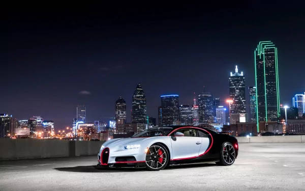 सफेद Bugatti Chiron 4k — बुगाटी वॉलपेपर