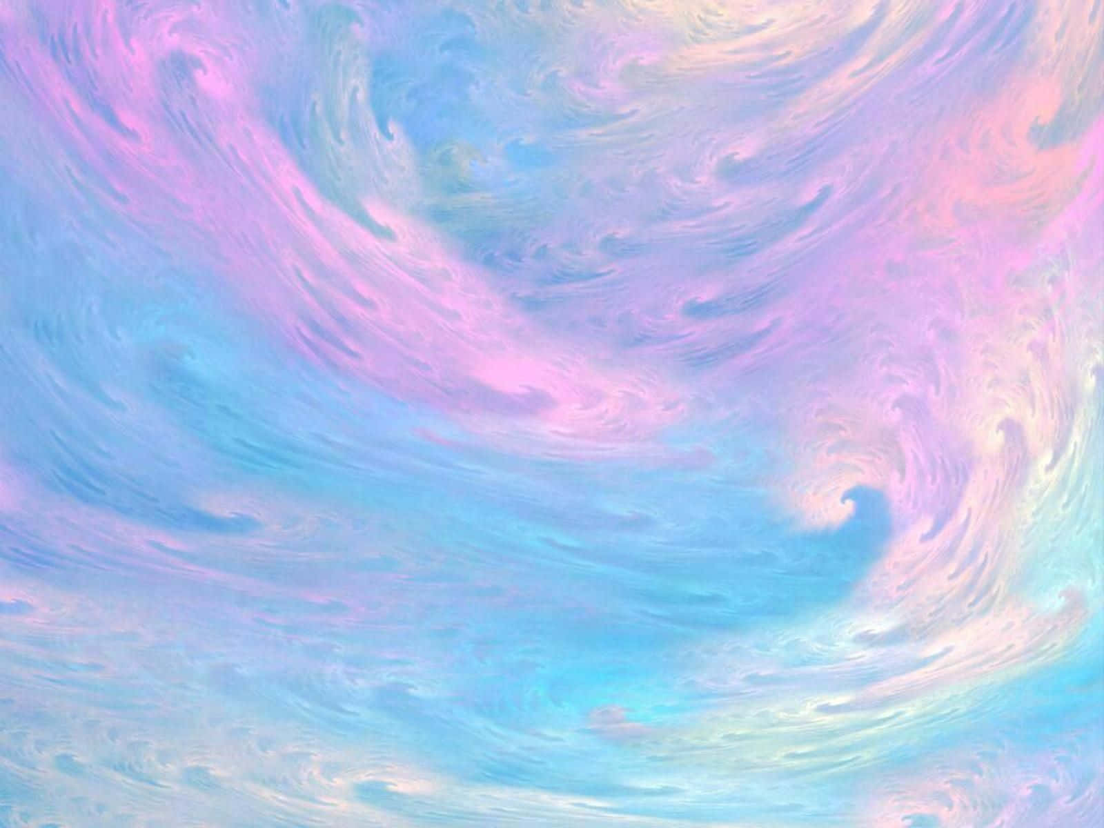 समुद्र तट का एक सपनों जैसा पेस्टल सौंदर्य दृश्य। वॉलपेपर