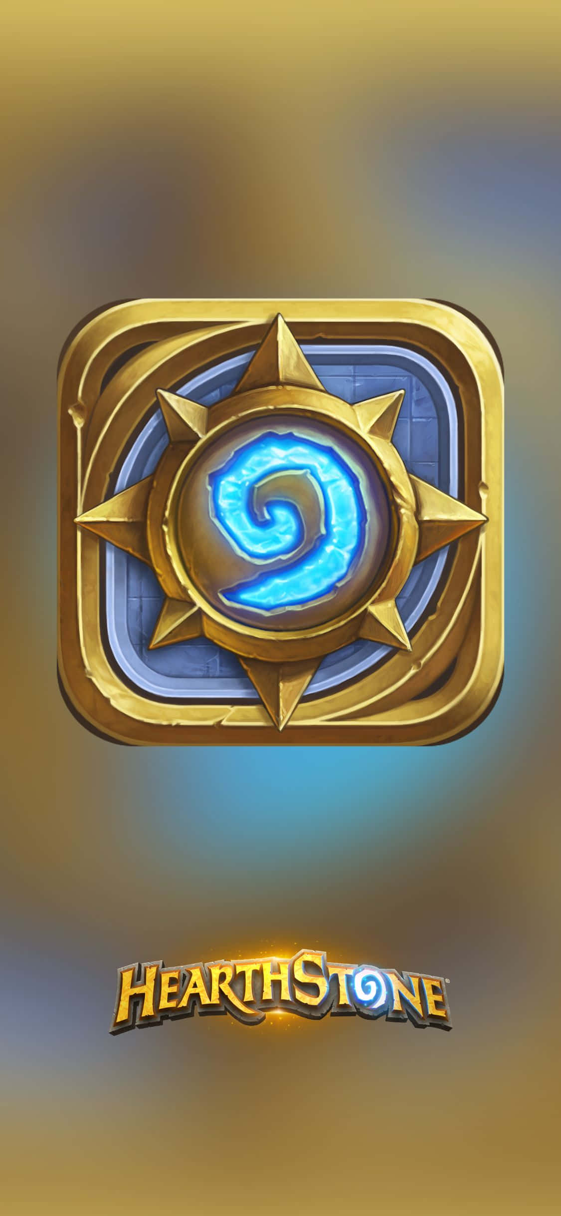 सरल लोगो iPhone XS Hearthstone बैकग्राउंड वॉलपेपर