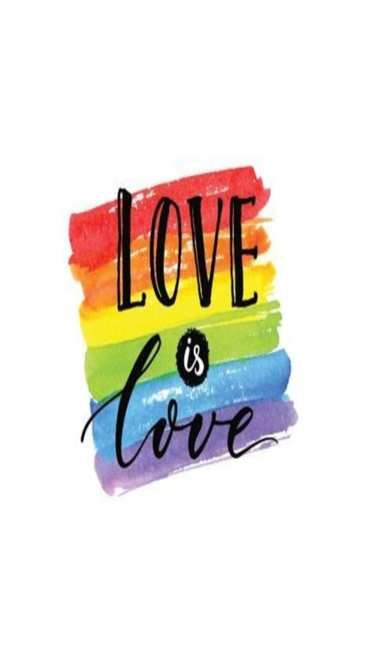 सिंपल लव इज़ लव LGBT फोन वॉलपेपर