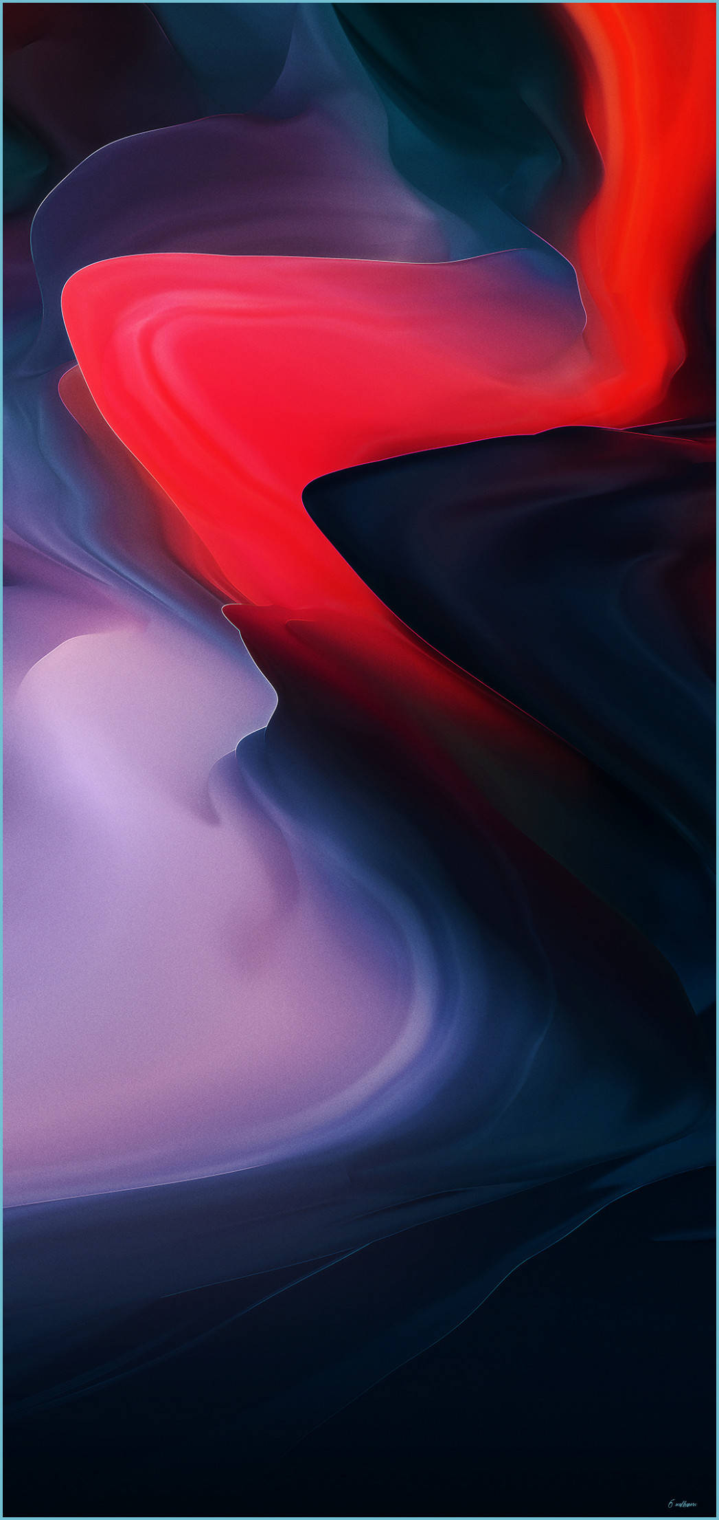 "सुंदर डार्क रेड एब्स्ट्रैक्ट डिज़ाइन में OnePlus 9 Pro" वॉलपेपर