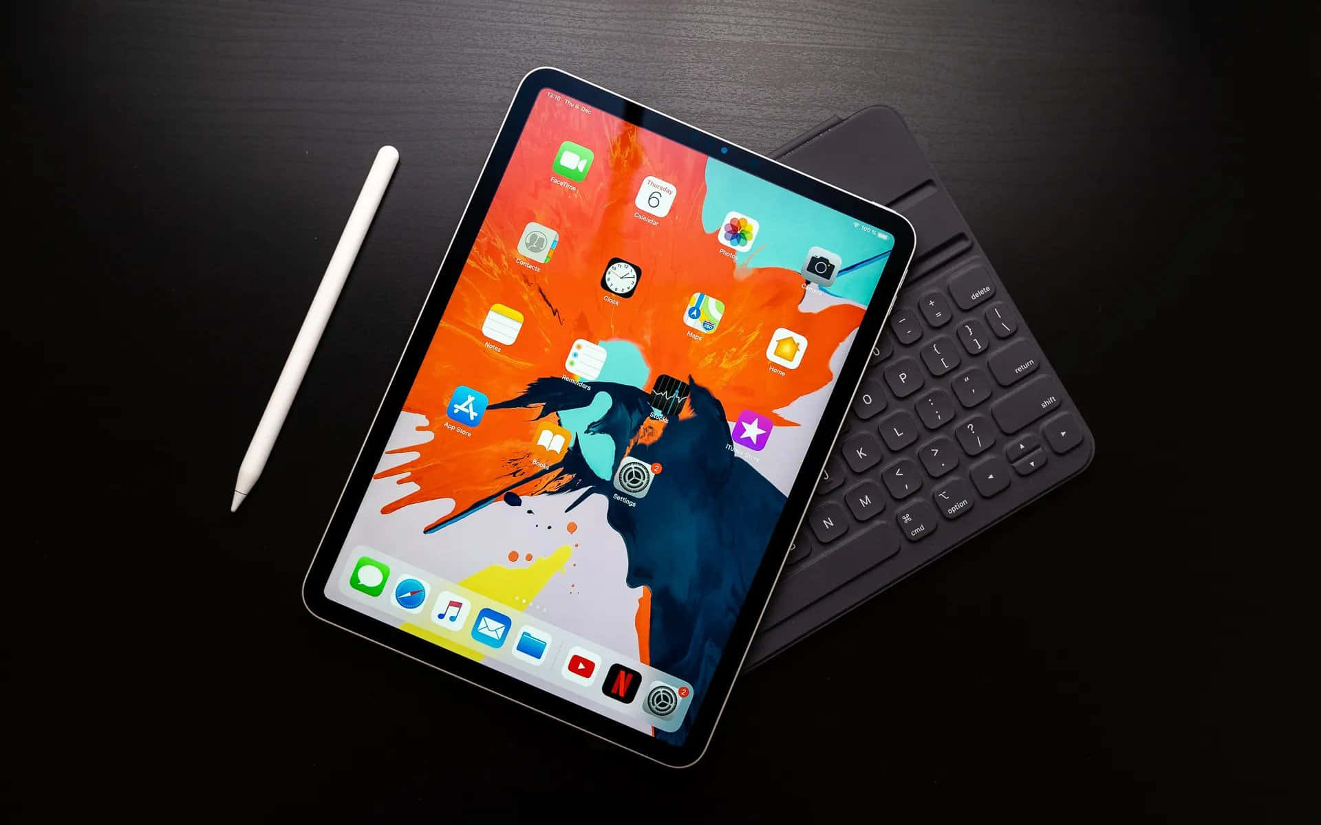 सुचारु और कुशल कार्यप्रवाह के लिए iPad का उपयोग। वॉलपेपर