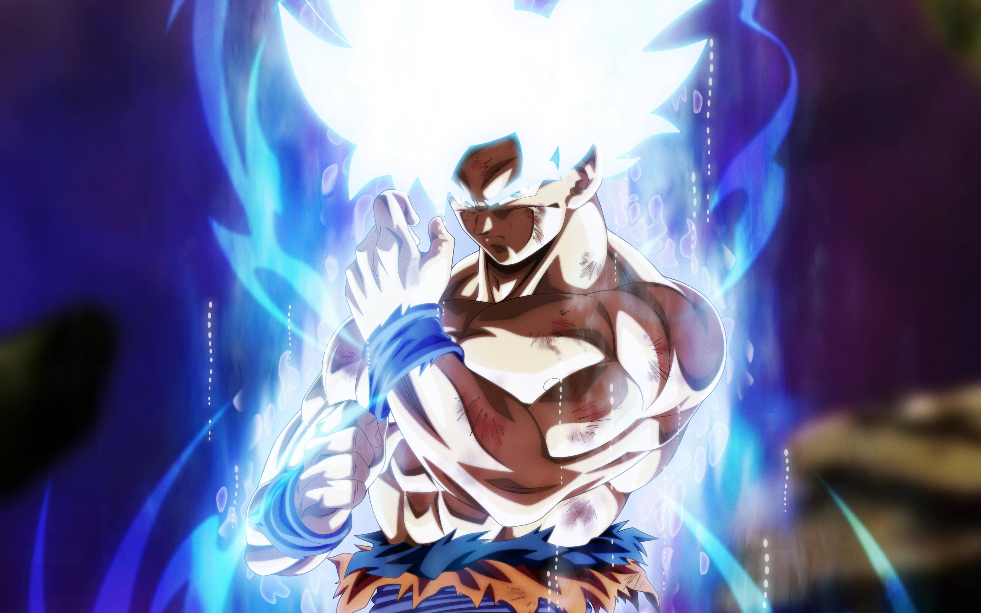 सुपर सैयान गॉड गोकू DBZ 4K वॉलपेपर