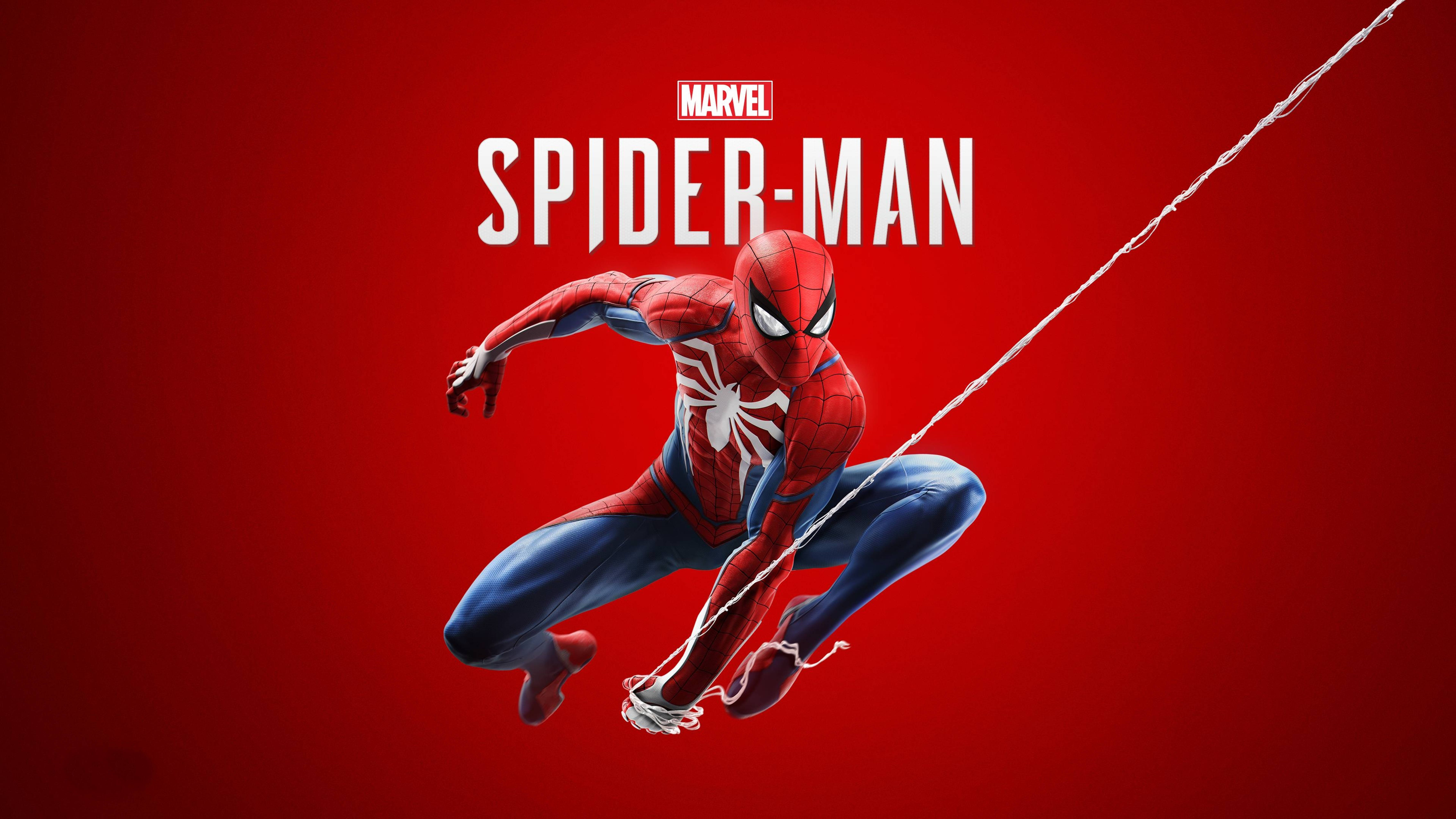 स्पाइडरमैन मार्वल 4K PS4 गेम वॉलपेपर