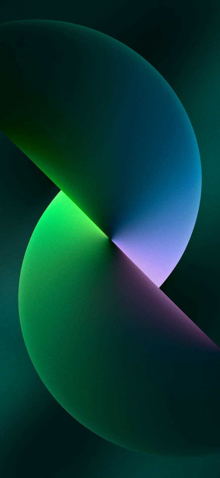 कला गोले हरा iPhone — हरा सौंदर्य वॉलपेपर