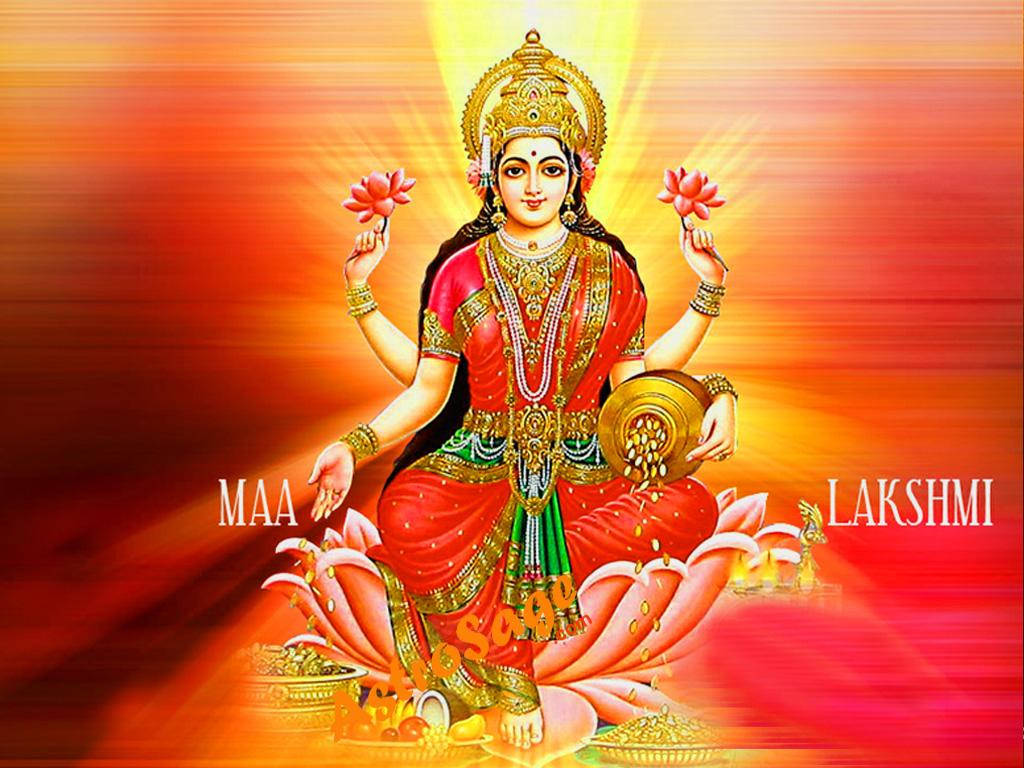 हिंदू पौराणिक माँ लक्ष्मी वॉलपेपर