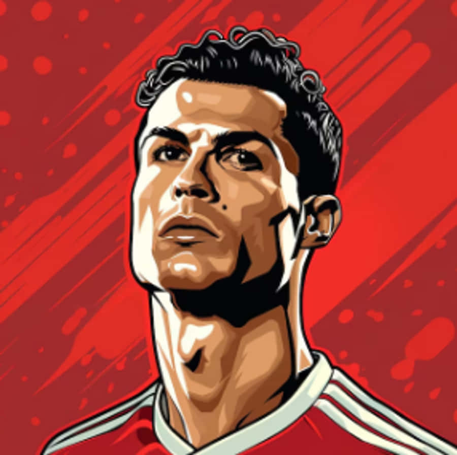 क्रिस्टियानो रोनाल्डो, Cr7, फुटबॉल, गोट, रोनाल्डो, लाल, शक्तिशाली, सॉकर, एस्थेटिक