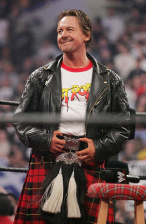 2005 WWE रेसलमेनिया के दौरान रॉडी पाइपर — हुआवेई मेटपैड 11.5 (2025) वॉलपेपर