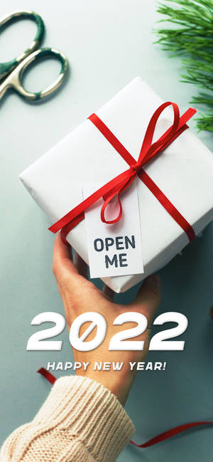 2022 में खुशी और शांति के साथ स्वागत — आईफोन 14 प्रो मैक्स वॉलपेपर