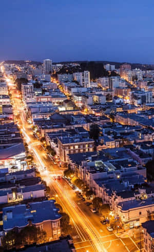 Android San Francisco बैकग्राउंड — गैलेक्सी टैब A11 वॉलपेपर